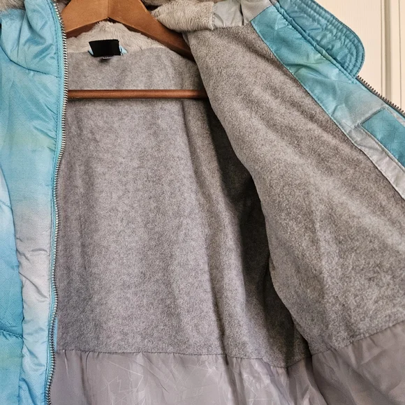 ZeroXposur Girls Puffer Jacket with Faux Fur Trim Size 16 - Picture 6 of 8